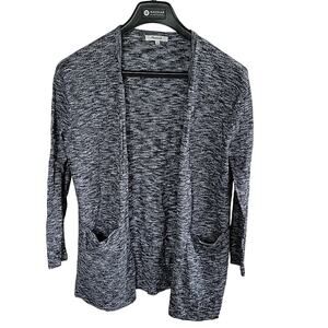 Madewell Gray Marled Open Front Summer Ryder Cardigan Sweater Size Small